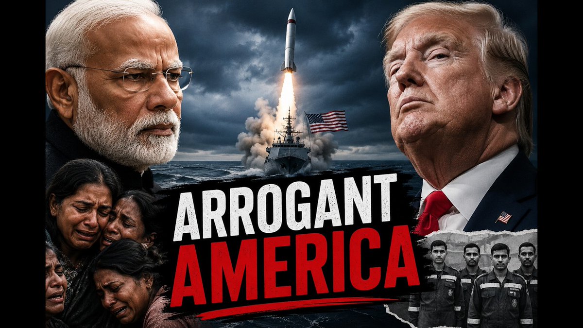 Ahead of the Modi-Ttrump meeting and amid Trump's claims of ending the Iran war, fury against American arrogance over US Missile strikes that killed 3 seafarers. Dont Miss this with Navdeep Suri Raj Shukla Sudhir Pillai- In full