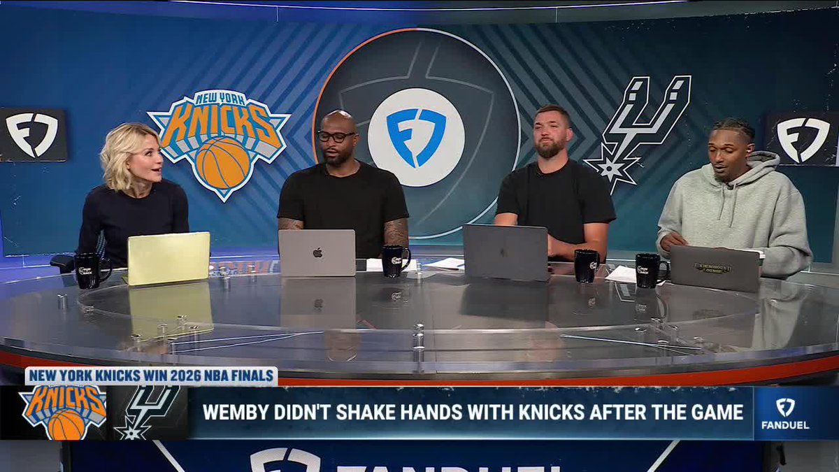 Roy Hibbert doesn't regret not shaking the Heat's hands like Wemby last night with the Knicks 🤝 "I always welt like we just went to war... just keep it moving." Roy Hibbert | Michelle Beadle | DeMarcus Cousins | Chandler Parsons | Lou Williams