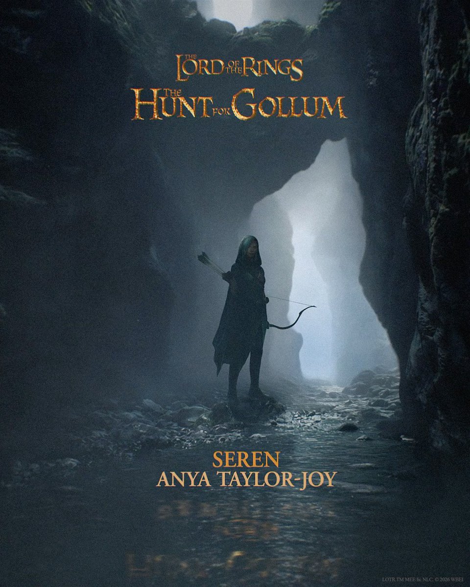 Anya Taylor-Joy joins #TheLordOfTheRings: The Hunt for Gollum as Seren. In theaters on December 17, 2027.