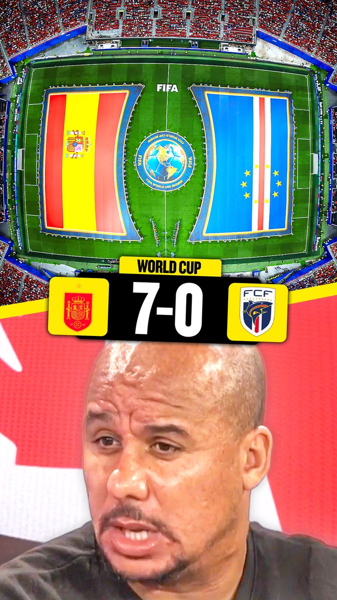 🫪 "Conference teams would beat Cape Verde!" 🫣 "I'm gonna go for 7-0!" Earlier today, Gabby predicted Spain to put 7 past Cape Verde! #fifaworldcup