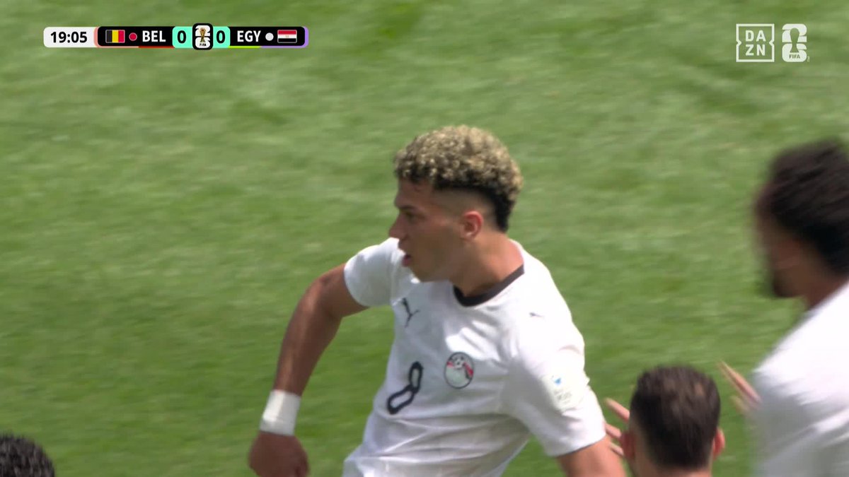 アシュール🇪🇬の完璧なミドルシュートが炸裂! 守護神クルトワ🇧🇪から先制点を奪う 🏆️#FIFAワールドカップ グループG 🆚ベルギー×エジプト 📱#DAZN ライブ配信中 #本気で楽しむならDAZN