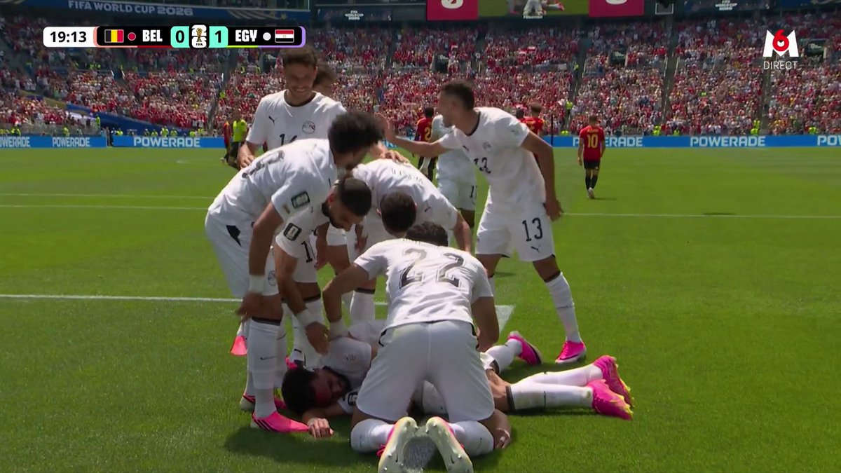 Magnifique but d’Emam Ashour, célébration regrettable par contre.