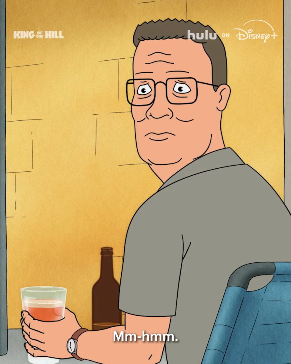Sometimes father-son bonding is just agreeing not to question Peggy. #KingOfTheHill