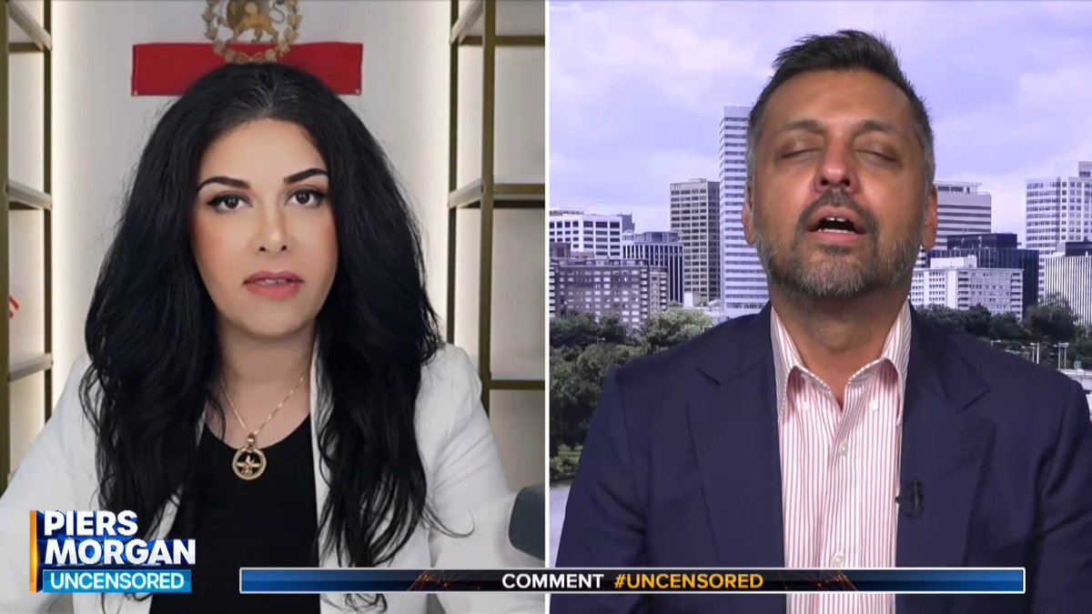"You're the one living in a fantasy land... you're not even Iranian!" Goldie Ghamari clashes with Wajahat Ali in Piers Morgan's latest debate on the Iran War. Watch more 👇 📺 Piers Morgan | Goldie Ghamari | گلسا قمری 🇮🇷 | Wajahat Ali