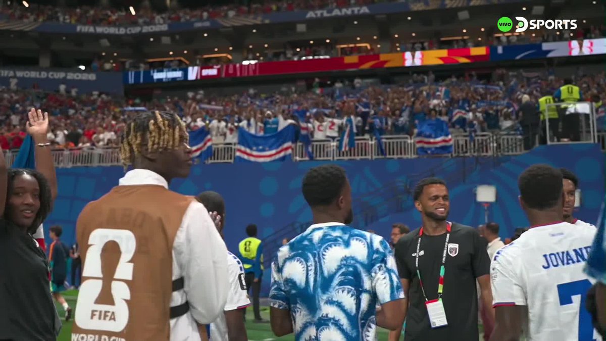 🇪🇸0️⃣⚽️0️⃣🇨🇻 | GRUPO H | MUNDIAL 2026: La Selección de Cabo Verde agradeció a la hinchada que llegó al estadio tras el empate sin goles ante España.