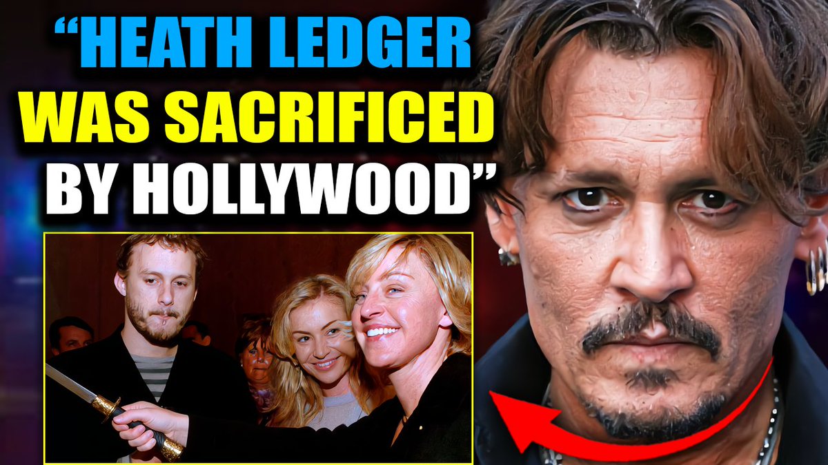Johnny Depp Reveals Heath Ledger Was 'Sacrificed Like Jesus' by Elite Hollywood Cannibals Johnny Depp has nothing left to lose. After years of being dragged through hell, the man who replaced Heath Ledger in his final, occult-soaked film has finally come forward. In a raw, no-holds-barred conversation, Depp has blown the whistle on the brutal truth behind his friend's death. He says Heath Ledger wasn't another tragic overdose. He was sacrificed by the Hollywood elite.