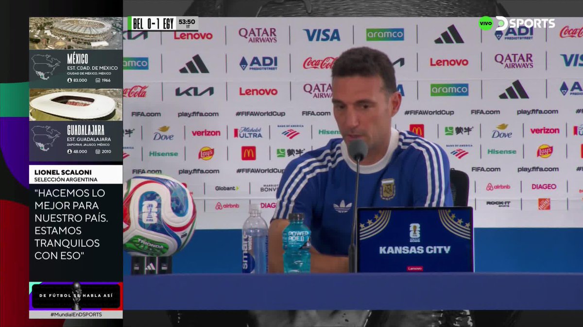🥹🇦🇷 Lionel Scaloni SE EMOCIONÓ al escuchar la pregunta del mismísimo MARTÍN PALERMO en la conferencia: “Me emociona, y mirá te emociona a vos también. Yo estuve cuatro meses sin jugar y vos fuiste uno de los que me abrió las puertas”. Momentazo. ❤️