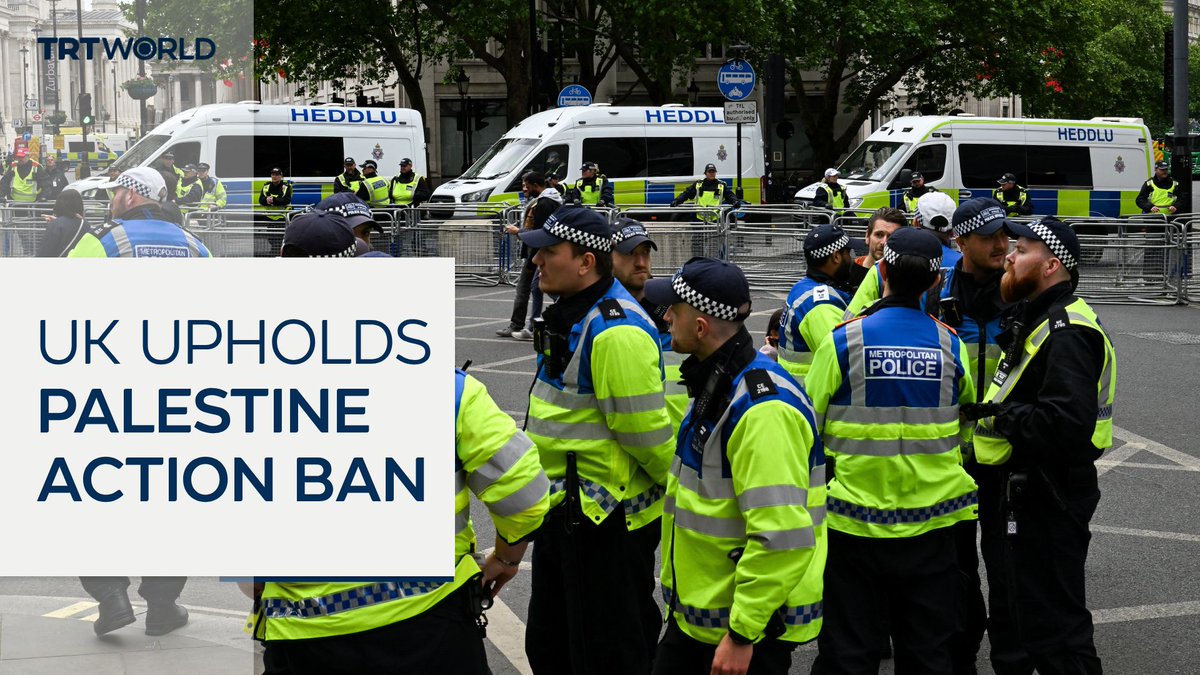 🇬🇧🇵🇸 UK appeals court ruled the government was right to ban Palestine Action as a terrorist group, reversing a prior decision. Hundreds of arrested supporters may be affected. The group will appeal to the Supreme Court. Direct action targeting arms factories and military sites crossed a legal line. Writer: Lucas