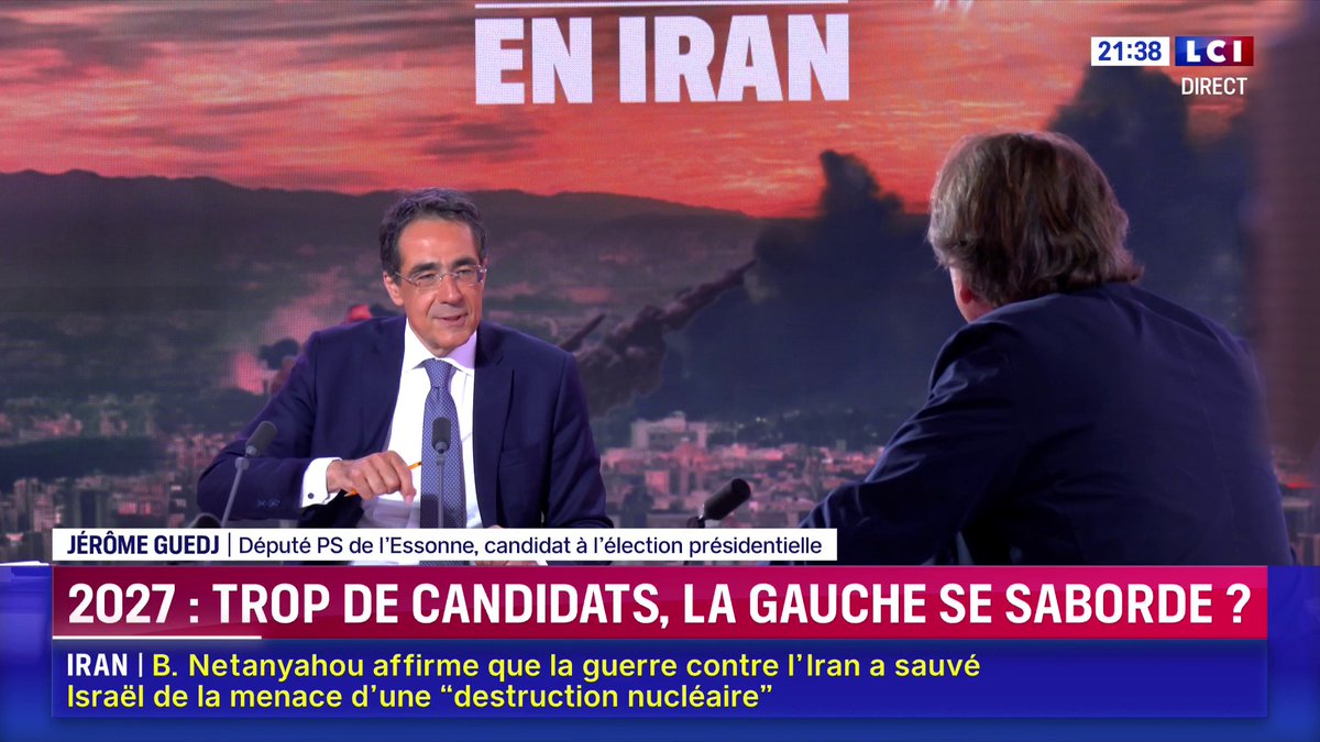 🔴 Présidentielle 2027 : y a-t-il trop de candidats à gauche ? 🗣️ Jérôme Guedj : "À la fin, il n'en restera qu'un. On aura l'intelligence collective de se regrouper. [...] S'il faut un processus démocratique [pour nous départager], il ne me fait pas peur"