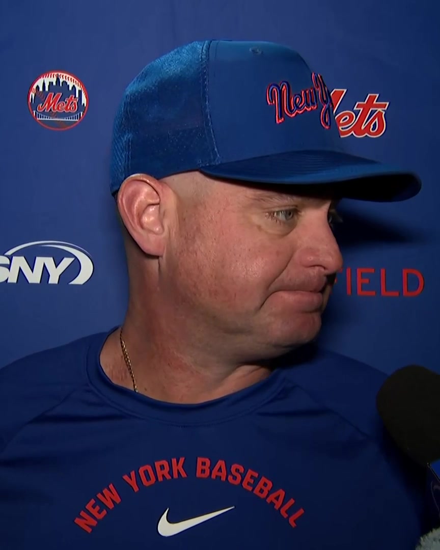 Carlos Mendoza says Kodai Senga will return to the Mets and start tomorrow's game in Cincinnati "He's ready to go. He's telling us he feels 100%. For him to be very vocal about it is a really good sign"