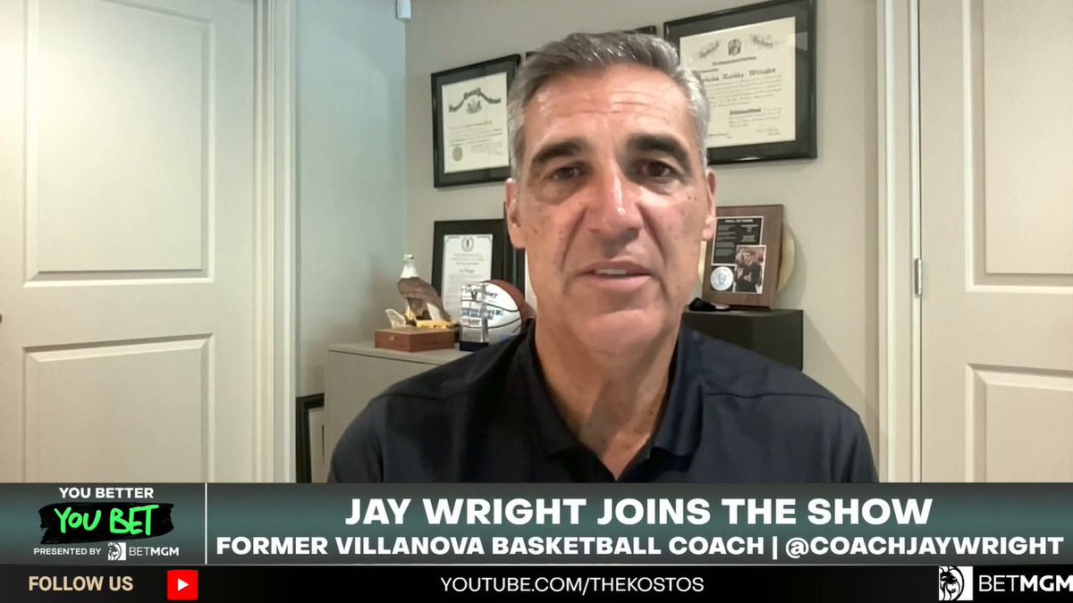 "I texted Donte immediately after the game that, 'You set the foundation for what this team is today.'" Jay Wright tells Nick Kostos his thoughts on Donte DiVincenzo not being able to win a championship with the Knicks and his Villanova teammates.