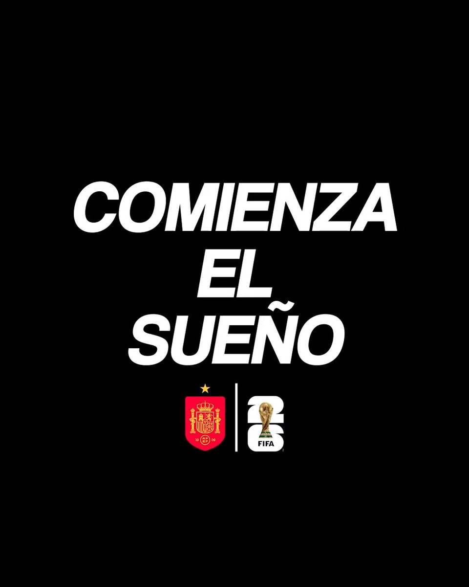 Nuestro baile inolvidable 𝗖𝗢𝗠𝗜𝗘𝗡𝗭𝗔 𝗛𝗢𝗬. Bailemos juntos, España. Comienza el sueño del Mundial.