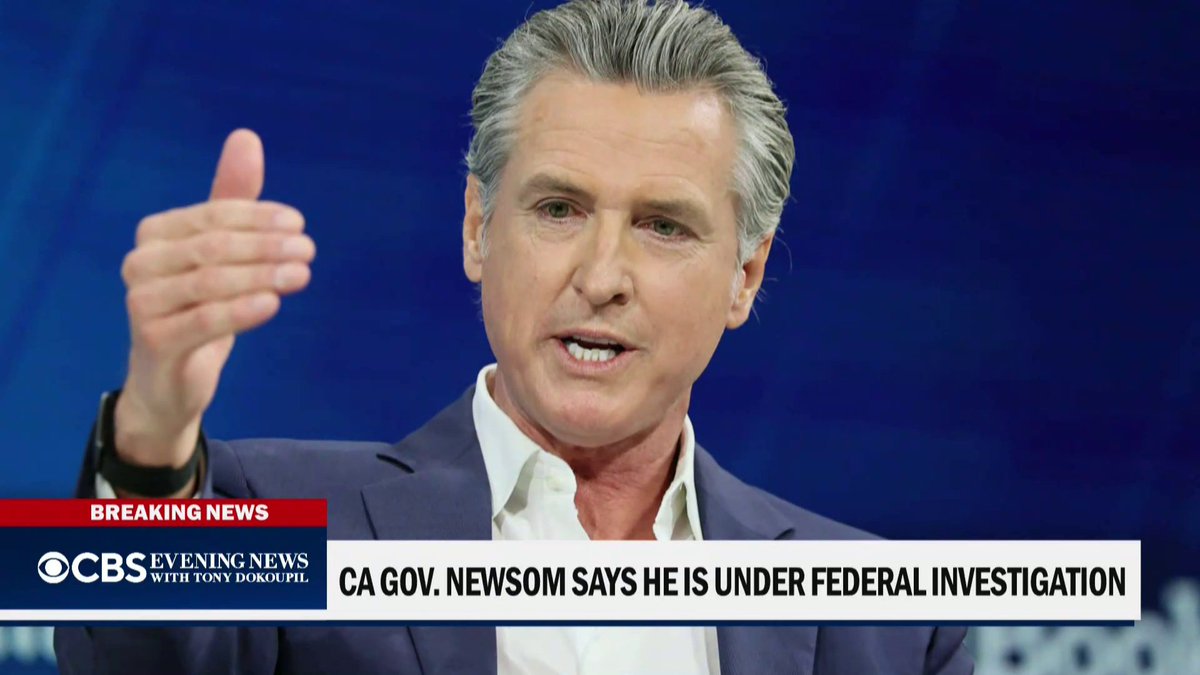 California Gov. Gavin Newsom said that he and his wife, Jennifer Siebel Newsom, are under investigation by the Justice Department.