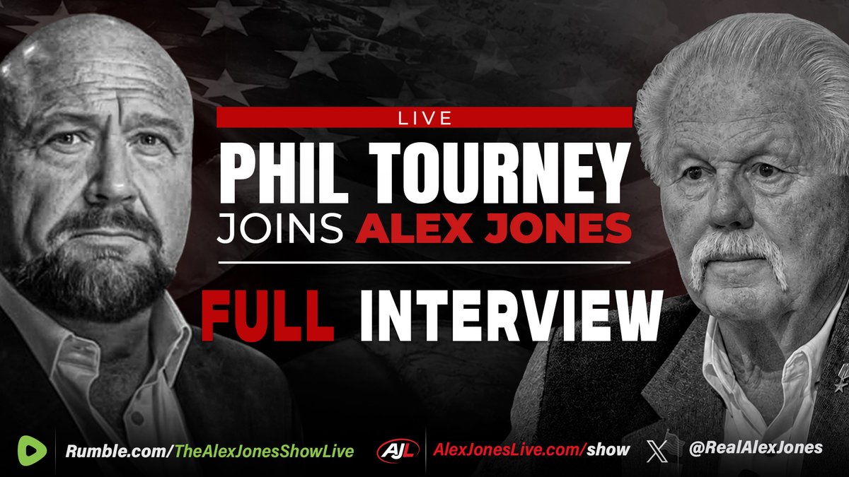 FULL INTERVIEW: "Get This In Front Of Congress & Let Us Testify! If You Think We're Liars, Put Us In Prison For The Rest Of Our Lives If You Can Prove We're Lying!" USS Liberty Association Head, Phil Tourney, Joins Alex Jones To Deliver Powerful Message To Congress & Drops Major New USS Liberty False Flag Information! "Help Us Instead Of Helping Israel! Is That What Our Lives Are Worth, To Be Sacrificial Lambs For Israel?! I Don't Think So!" Tourney Also Reveals How The Destruction Of The USS Liberty Was Designed To Trigger A New Nuclear World War, And He Warns Israel Will Launch New False Flag Attacks To Derail Iran Peace Talks! THIS IS MUST-WATCH/SHARE INFO! Phil Alex Jones Network 🚨WATCH/SHARE THE LIVE X STREAM NOW: