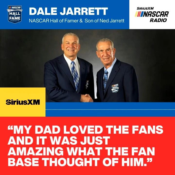 🕊️ NASCAR Hall of Famer Dale Jarrett remembers his father, the late Ned Jarrett. "We're going to miss him but we had a lot of time with my dad and learned a lot of things." More: