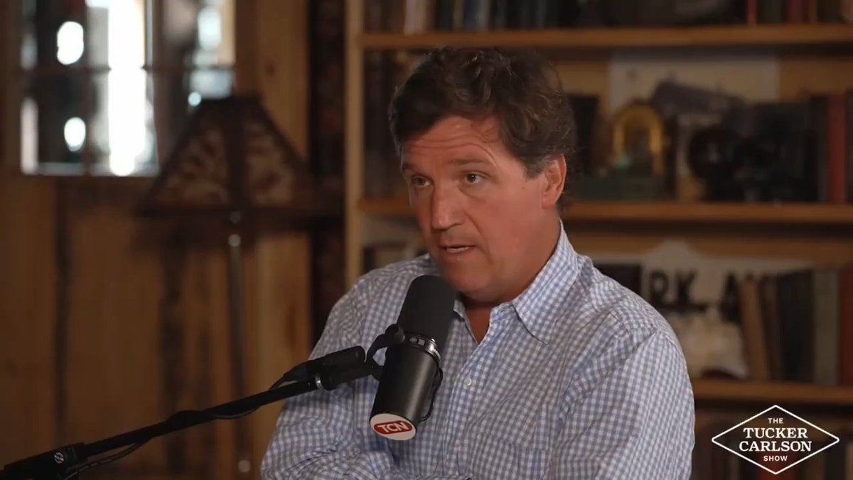 Tucker Carlson says defending Israel's war in Gaza is the same as people who defended the Nazis. "Their memory is soiled for all time because, whatever else you did, you defended the Nazis. Defending the genocide in Gaza is not different from that." Could be worse, Tucker could've said it's no different from defending "chief villian of WW2" Churchill.