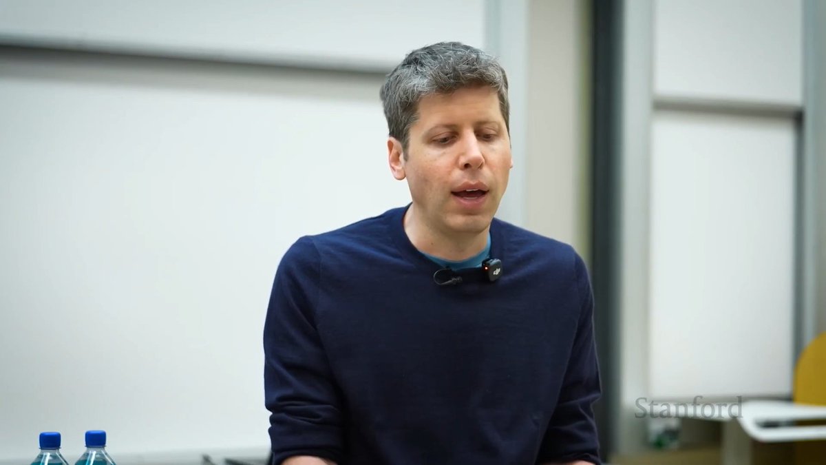 Sam Altman: Why GPT-5.5 Was a Tipping Point⁣ ⁣ "I think that is definitely the current pipeline. I expect we will go through a major rewrite. I don't know when it'll happen or exactly how, but it is a little odd to me that it happens as a pipeline and doesn't quite feel like the optimal solution."