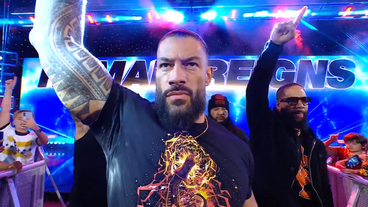 The OTC is in Baltimore! ☝️ Roman Reigns