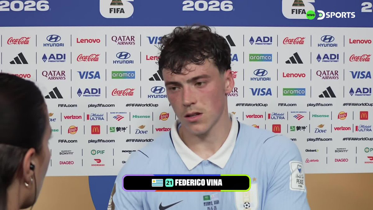 "HICIMOS FIGURA AL ARQUERO DE ARABIA SAUDITA" 🇺🇾 🏆 Las sensaciones de Federico Viñas sobre el empate de Uruguay contra el conjunto asiático en el debut del #MundialEnDSPORTS. #FIFAWorldCup 🎙️ Sole Sejas
