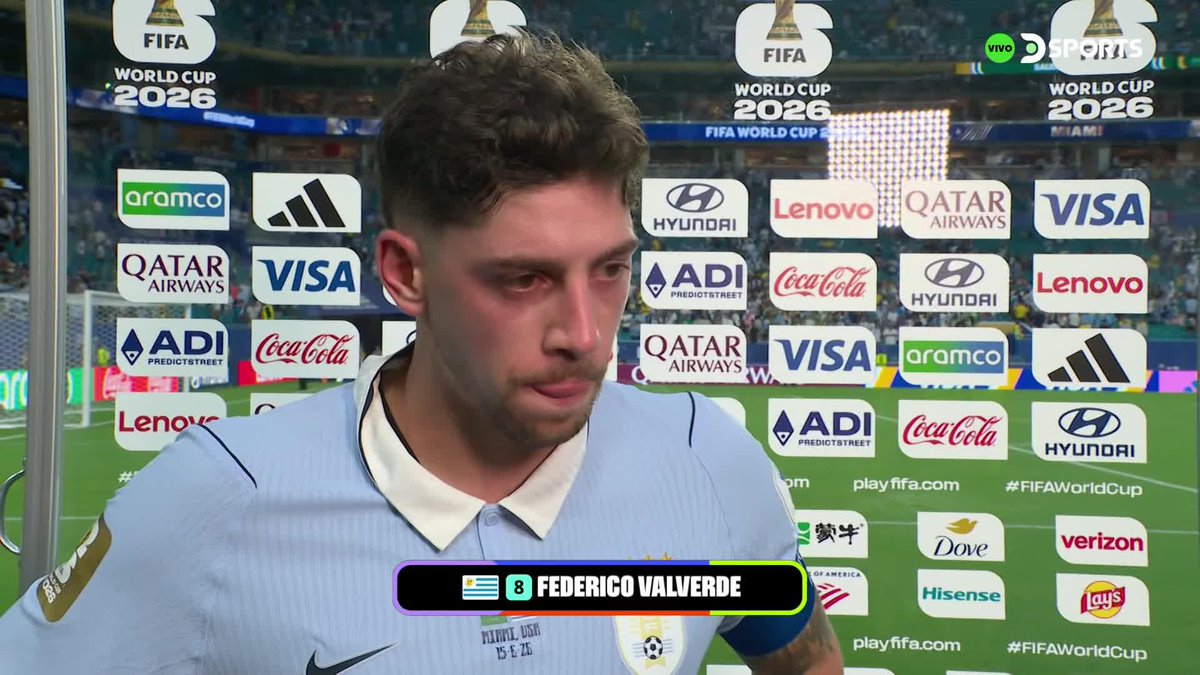 🗣️🇺🇾 “Mejoramos la mentalidad en el segundo tiempo. Nos jugaron en contra los nervios del debut” Fede Valverde post partido en DSPORTS Uruguay
