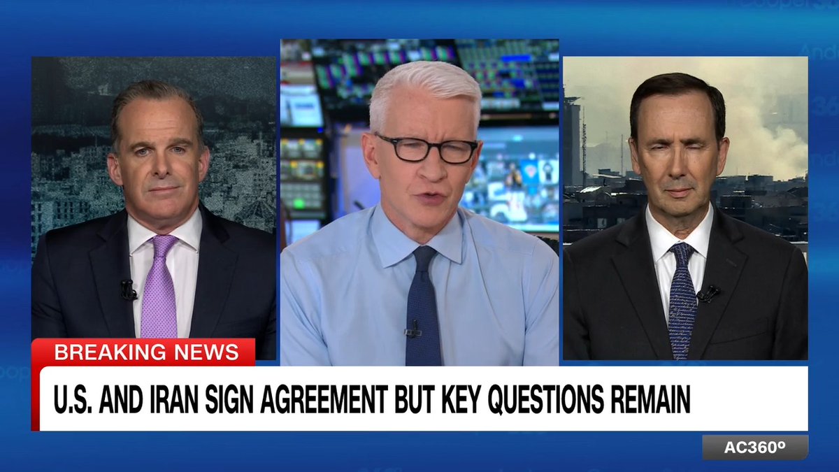 The U.S. and Iran have reached an agreement that may reopen the Strait of Hormuz, but the harder negotiations on Iran's nuclear program lie ahead. "I think it's far more likely we will never get a nuclear deal," says former senior U.S. diplomat Alan Eyre.