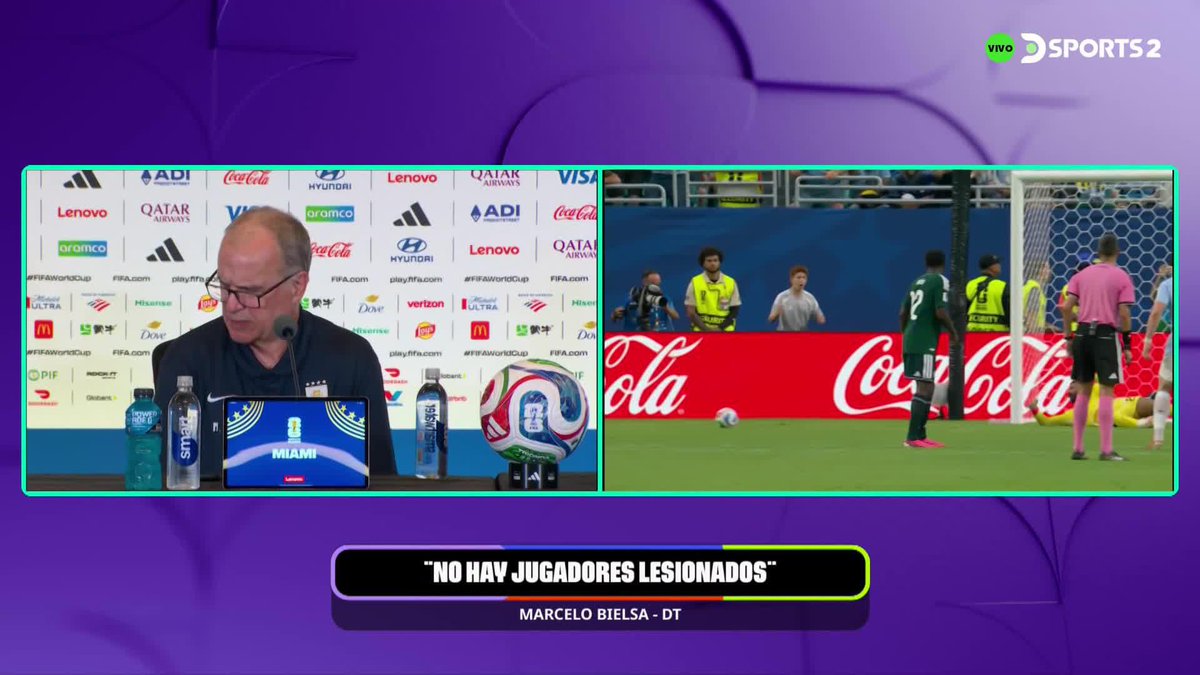 "ME SACARON LA FOTO COMO ME LA SACARON, NO SOY UN MODELO" Marcelo Bielsa fue consultado sobre su pose en las imágenes de la Celeste para el #MundialEnDSPORTS y así respondió. #FIFAWorldCup