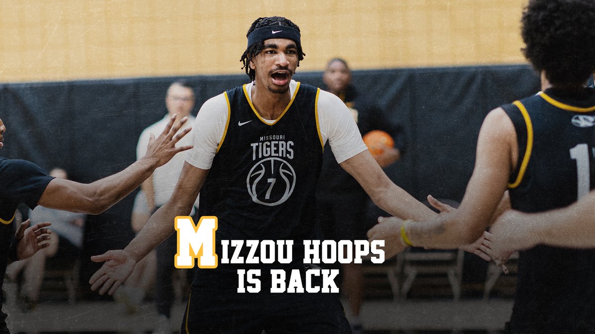 how we missed these sounds and sights in the practice gym 🔜🐯🏀 #MIZ 🐯