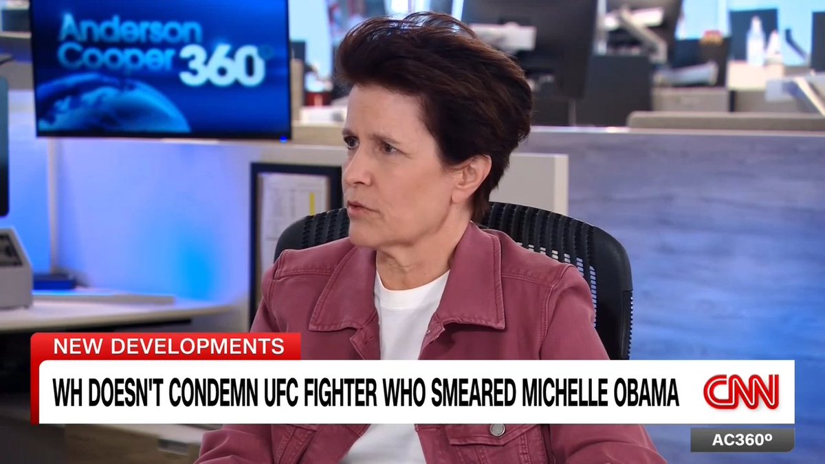 President Trump's UFC event on the White House lawn "was all overridden by this comment" after a fighter made a derogatory remark about former first lady Michelle Obama, Kara Swisher says.