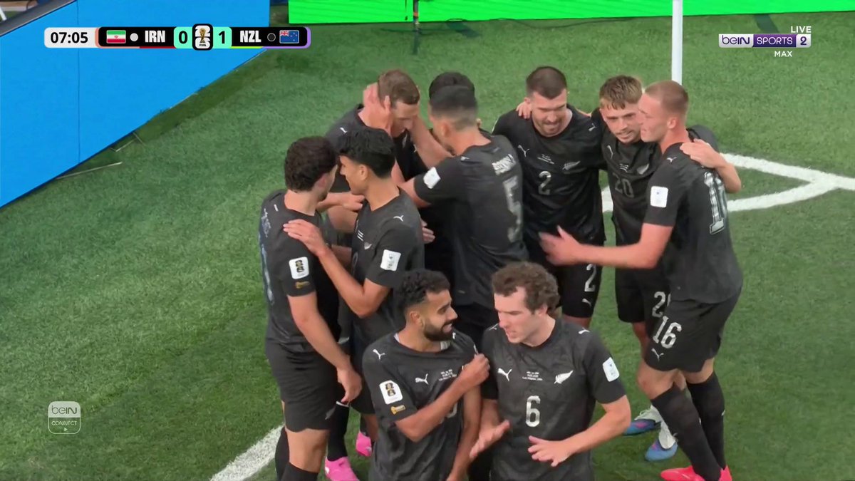 🇳🇿⚽️ عكس مجريات اللعب.. منتخب نيوزيلندا يباغت منتخب إيران ويتقدم بالهدف الأول! #كأس_العالم2026 | #مونديال2026 | #كأس_العالم #beINWC26 | #FIFAWorldCup2026 | #FIFAWorldCup