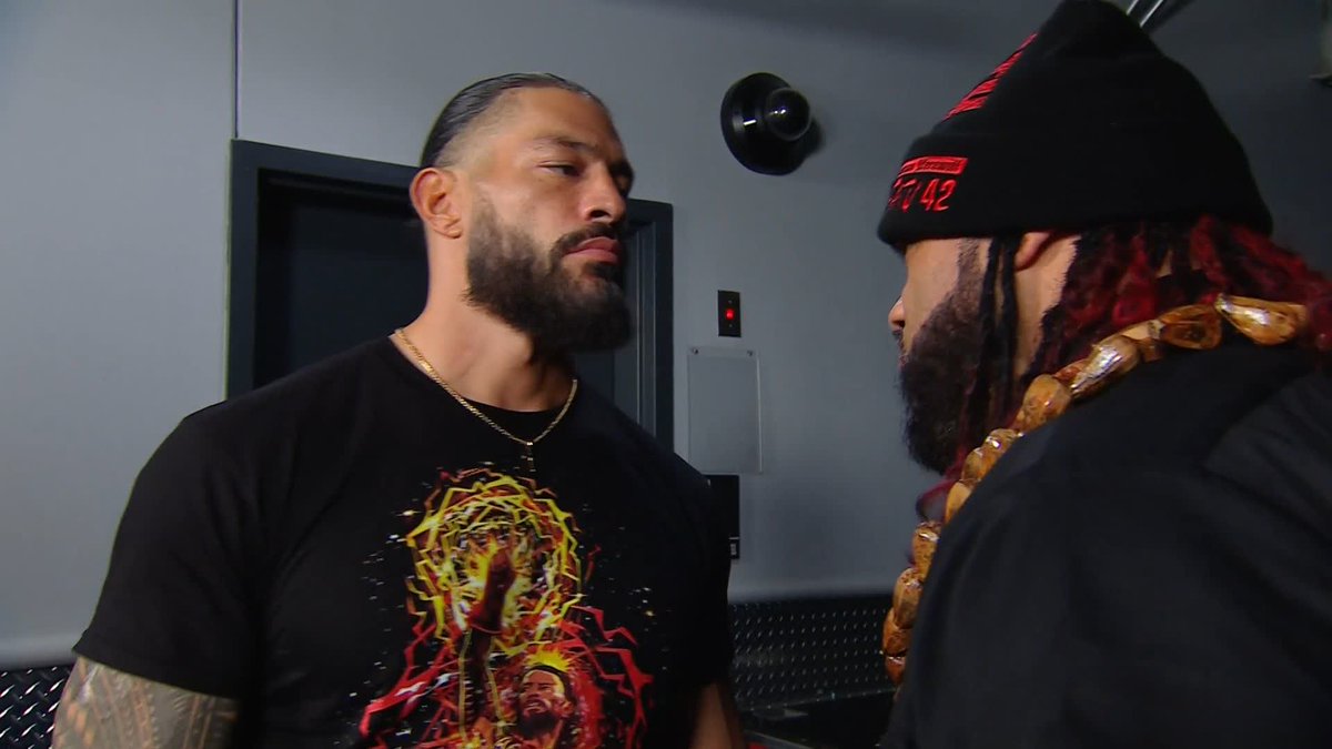 Looks like Roman Reigns and Jacob Fatu are on the EXACT same page! ☝️