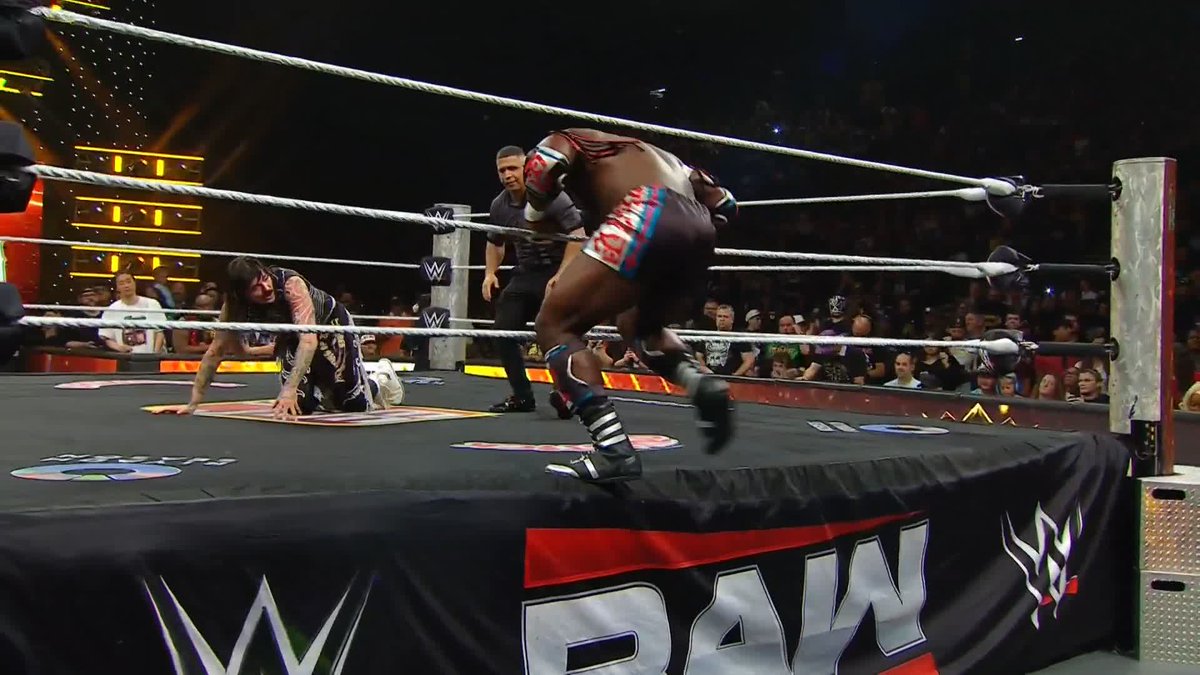 The Ruler just FLATTENED JD McDonagh!! Oba Femi wwe