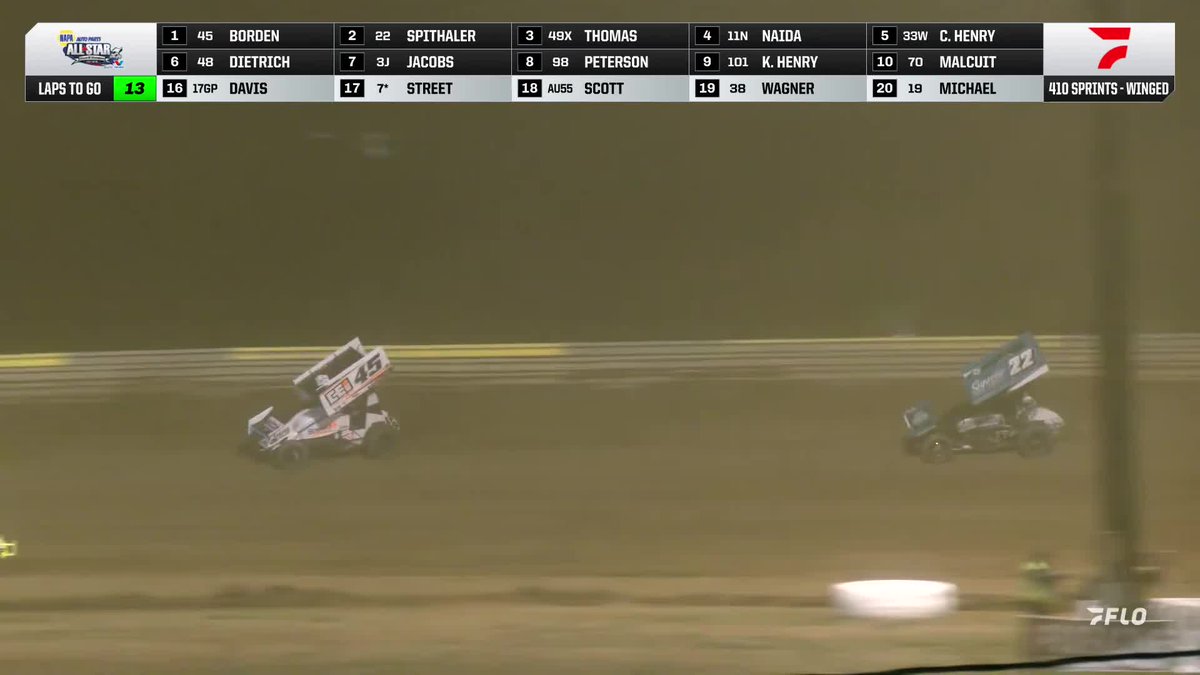 Devon Borden wrecks himself out of the lead, colliding with Logan McCandless. McCandless is IRATE! #ASCoC #OHSpeedweek at Wayne County.