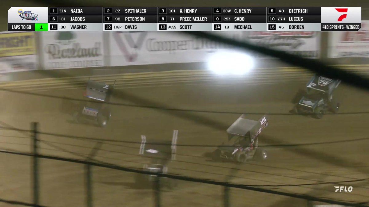 COMEBACK OF THE YEAR! Kalib Henry goes through field after getting a flat to Wayne County Speedway! #ASCoC #OHSpeedweek