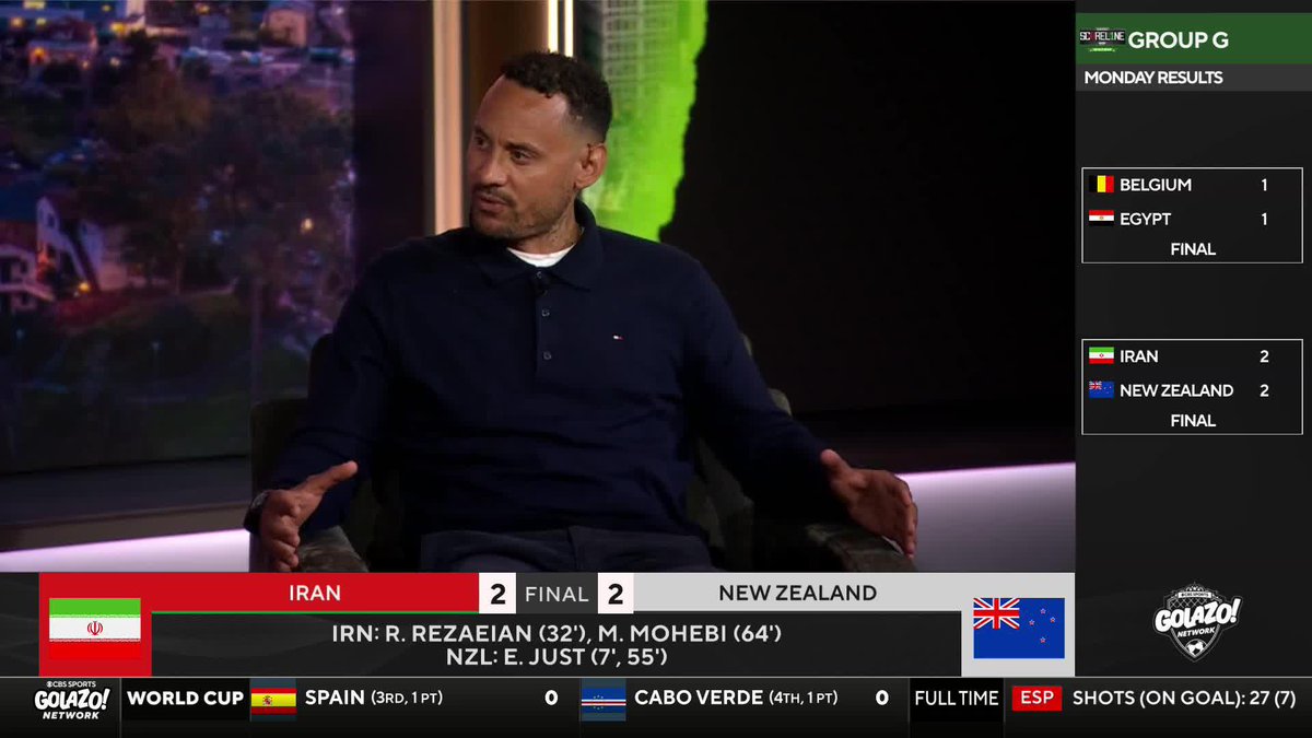 "This is why we all love this game." @jermainejunior breaks down Iran's performance against New Zealand 🇳🇿 🇮🇷