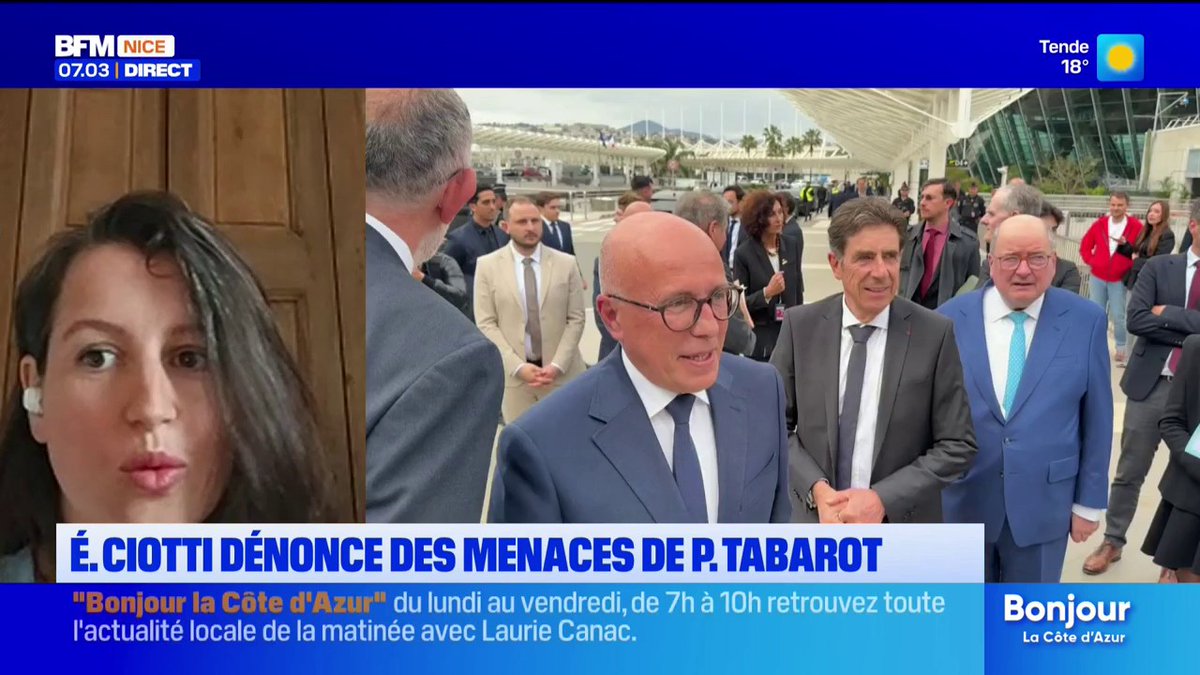 Éric Ciotti dénonce des menaces de la part du ministre des transports Philippe Tabarot