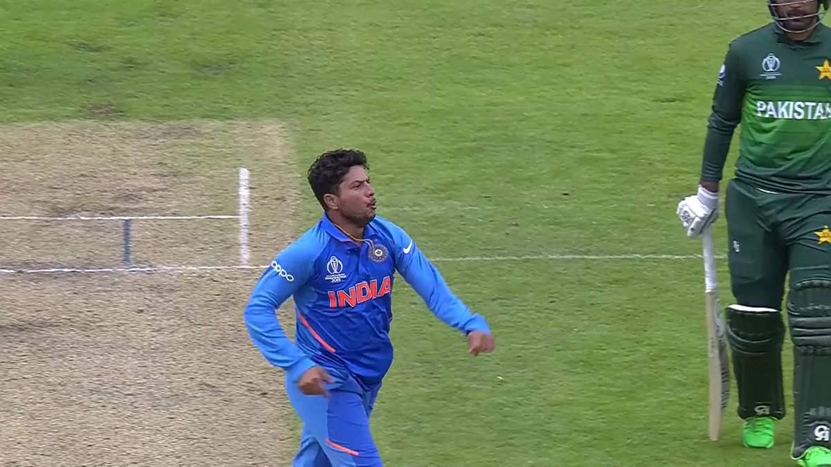 A KULDEEP YADAV SPECIAL ON THIS DAY 7 YEARS AGO TO BAMBOOZLE BABAR AZAM. 🔥