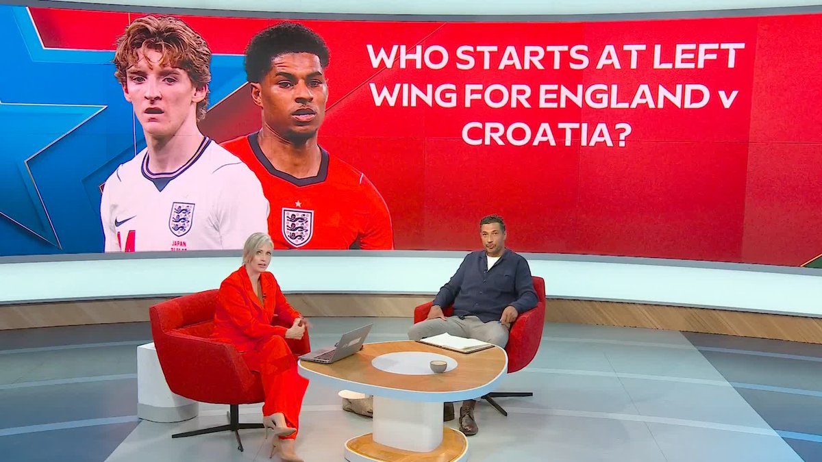 "It's the closest debate in the team" 🗣️ Jay Bothroyd discusses whether Anthony Gordon or Marcus Rashford should start for England on the left-wing in their World Cup opener.