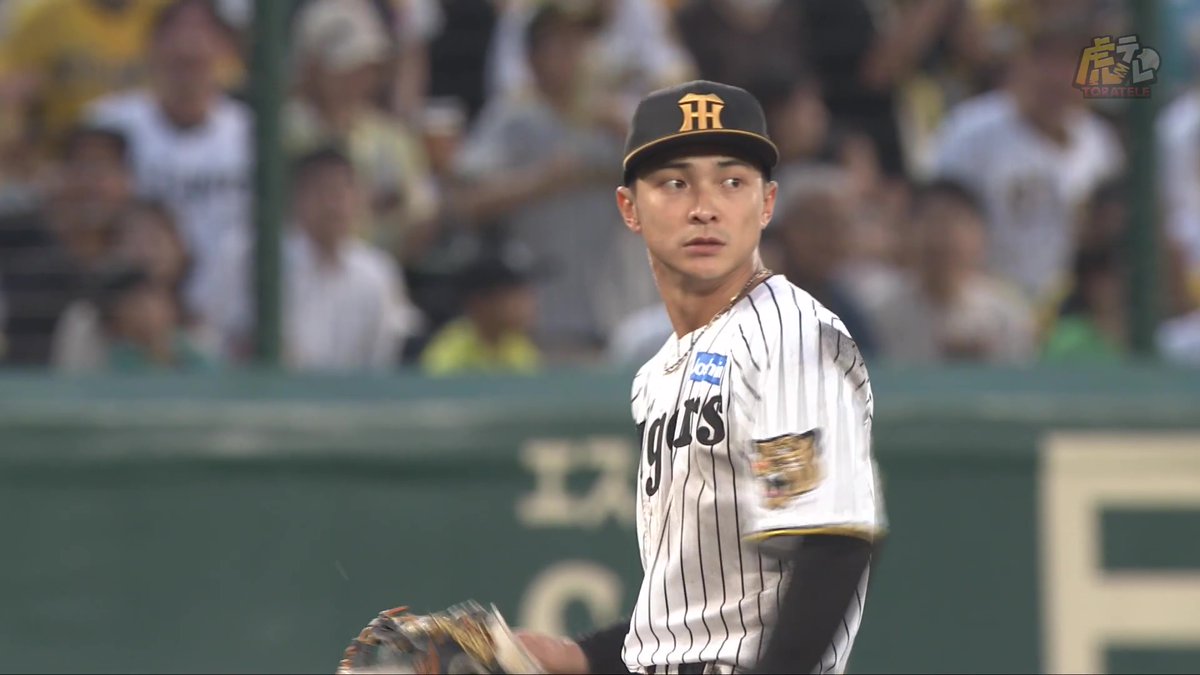 4回表、ショートゴロ2塁封殺!熊谷敬宥選手のスーパープレー!