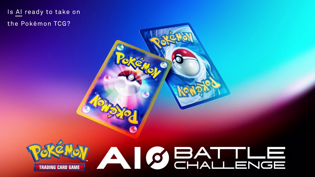 本日6月16日(火)より、「ポケモンカードゲーム AI Battle Challenge」を開始! ポケモンカードゲームのプレイを競う、AIエージェントの開発コンテストだよ。 くわしくはこちら! #ポケカ #ポケカABC #PTCGABC