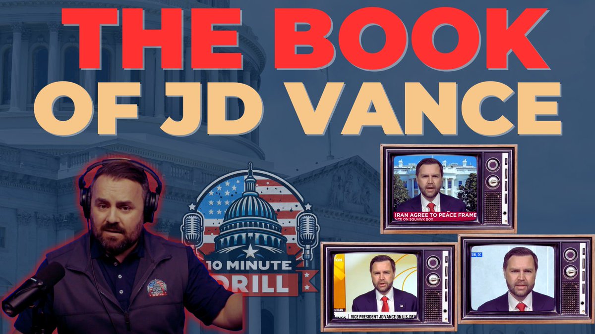 🎙️New Episode: June 16, 2026 -Trump at the G7 - Ukraine, Iran, digital services tax -JD defends the Iran deal -The worst idea to lower gas prices -Cleveland Clinic, trans surgeries, and fraud, waste, and abuse -World Cup Tourists love America -Jim Acosta and the Berlin Wall