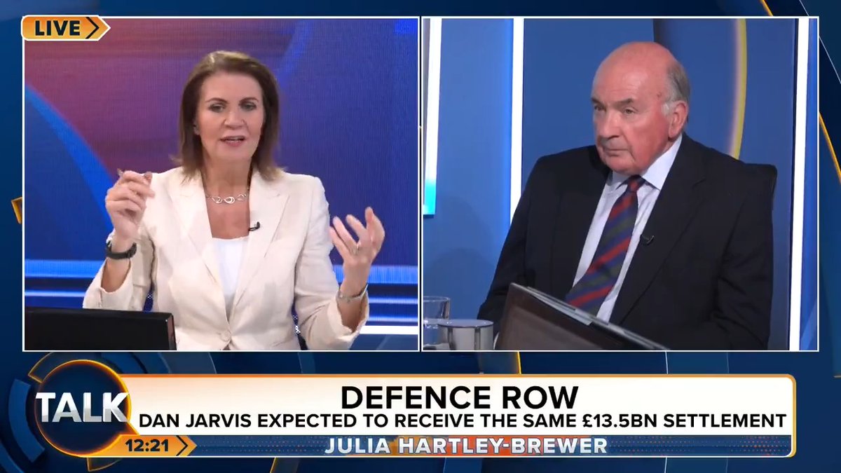 🚨"In 1935, like today, we were spending less than 3% of GDP on defence. We FAILED to deter Hitler." Former Head of the British Army Lord Dannatt says Britain needs to learn from its historic mistakes when it comes to rearming. Julia Hartley-Brewer