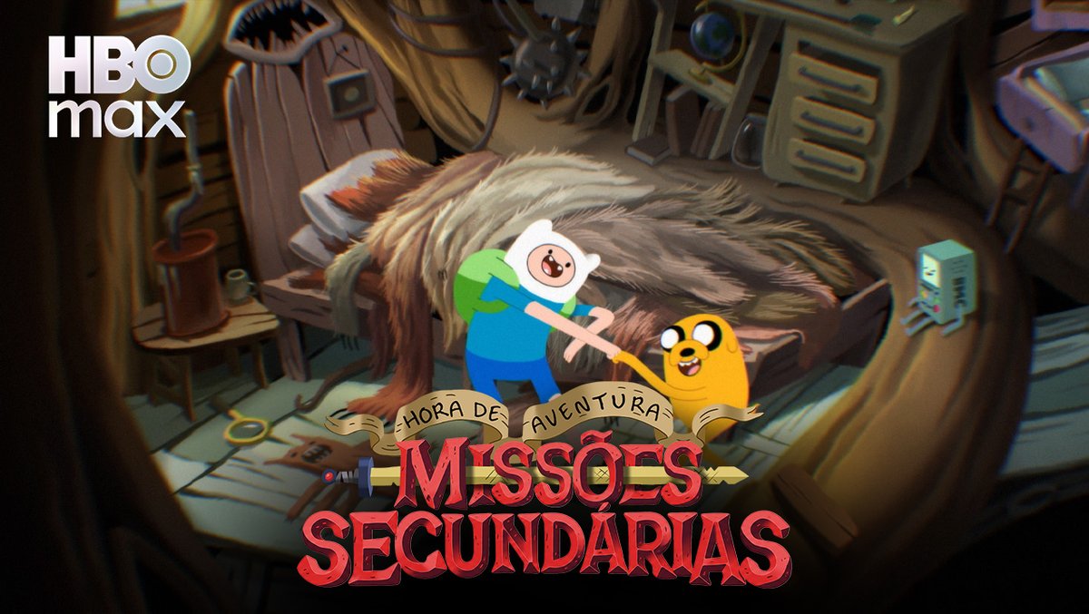 A próxima aventura começa aqui! (• ◡•) (❍ᴥ❍ʋ) Não perca Hora de Aventura: Missões Secundárias. Dia 05 de outubro, aqui no Cartoon e na HBO Max Brasil!