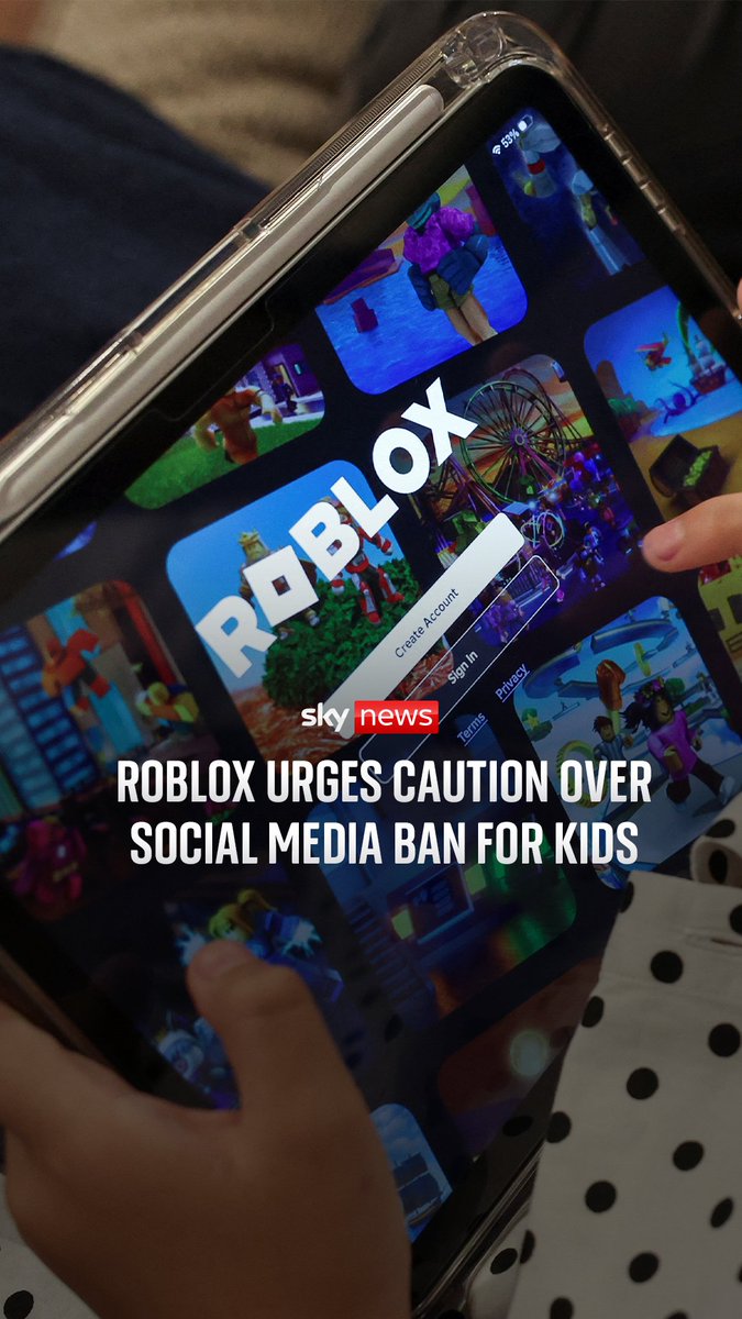 The gaming platforms is rolling out major safety updates as the UK government announces online restrictions. Sky's Mickey Carroll chats to Roblox's chief safety officer as updates are announced