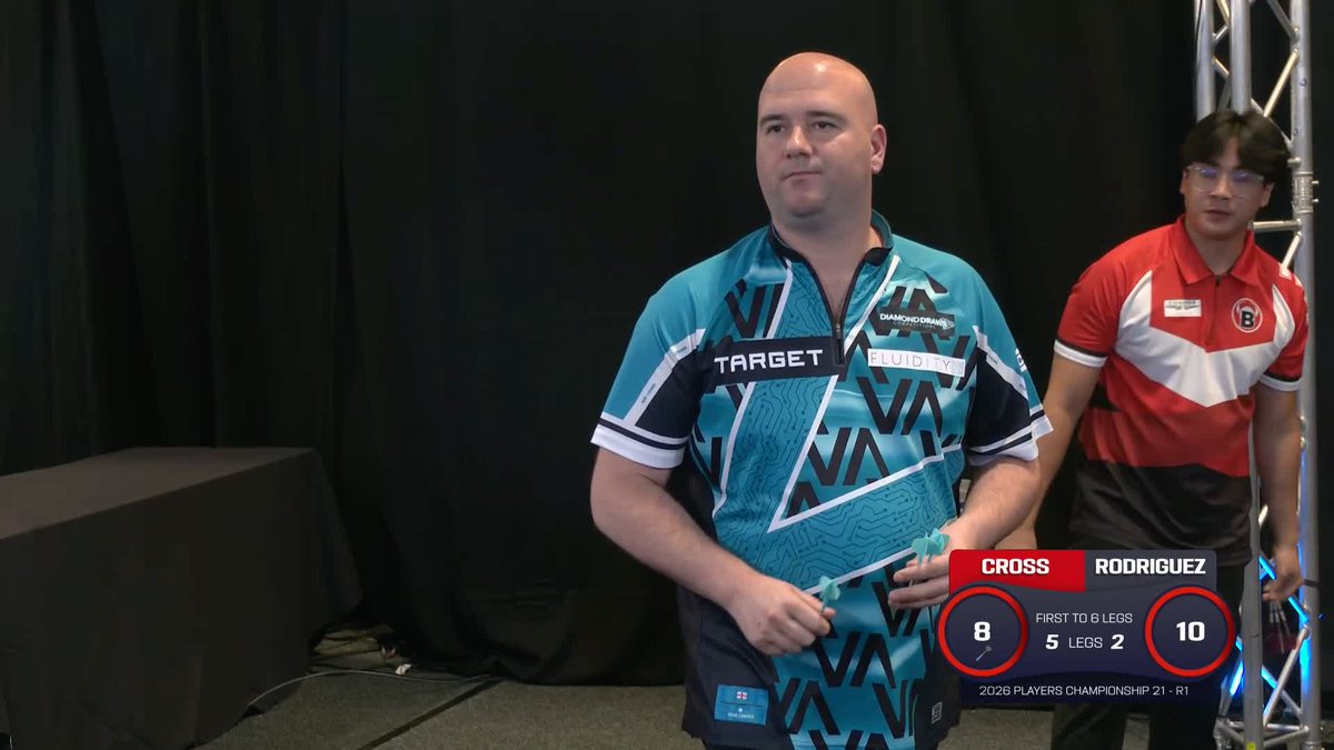 CROSS MOVES THROUGH! Rob Cross wins five legs straight to down Rusty-Jake Rodriguez 6-2! 📺 #PC21