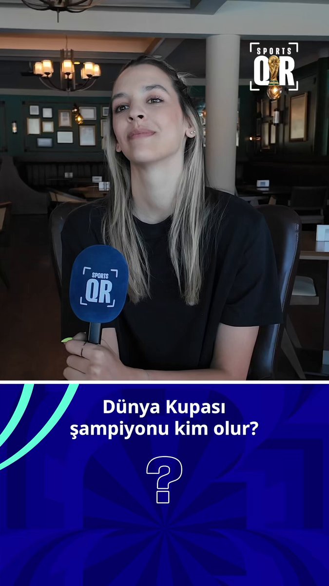 ⚡️ Alexia Carutasu x Dünya Kupası 🌍 📸 Şeyda Şenürek x SPORTS QR