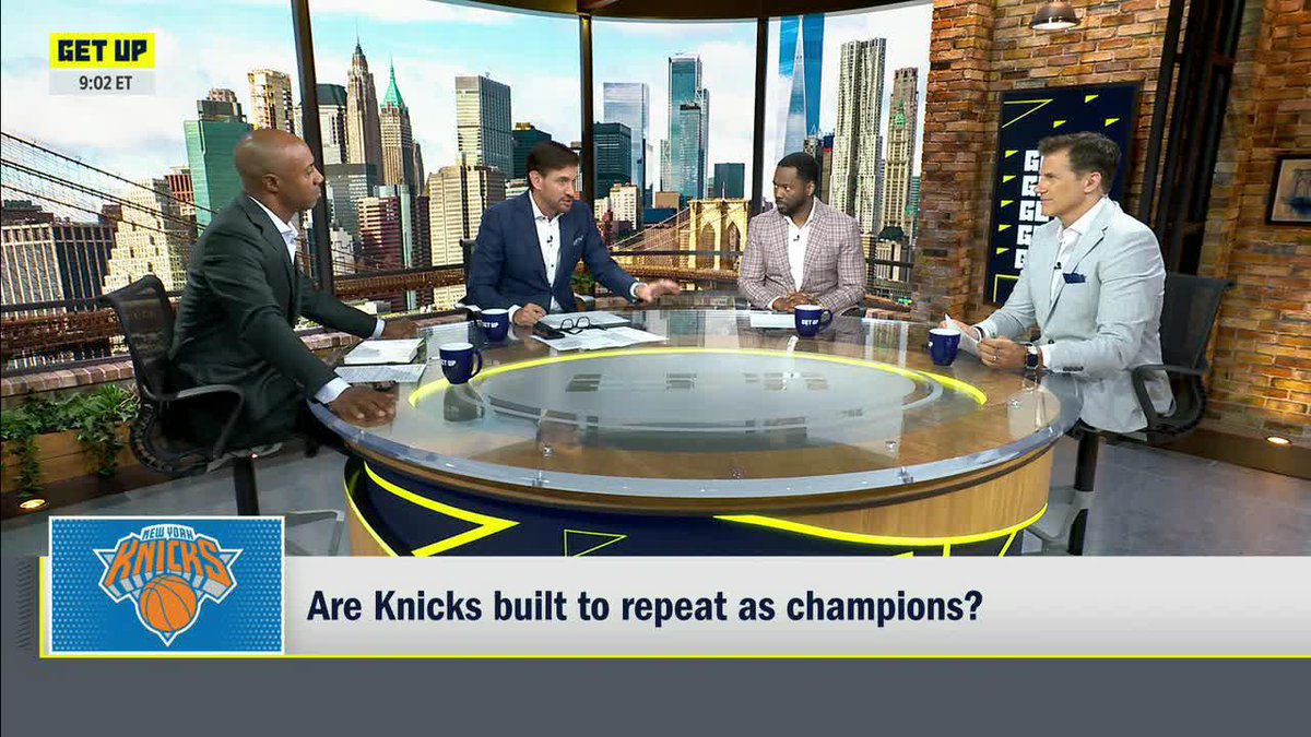 "I'm not sure the chips fall that way in particular next year." Jay Williams joined Get Up to discuss if the Knicks are built to repeat 🏆