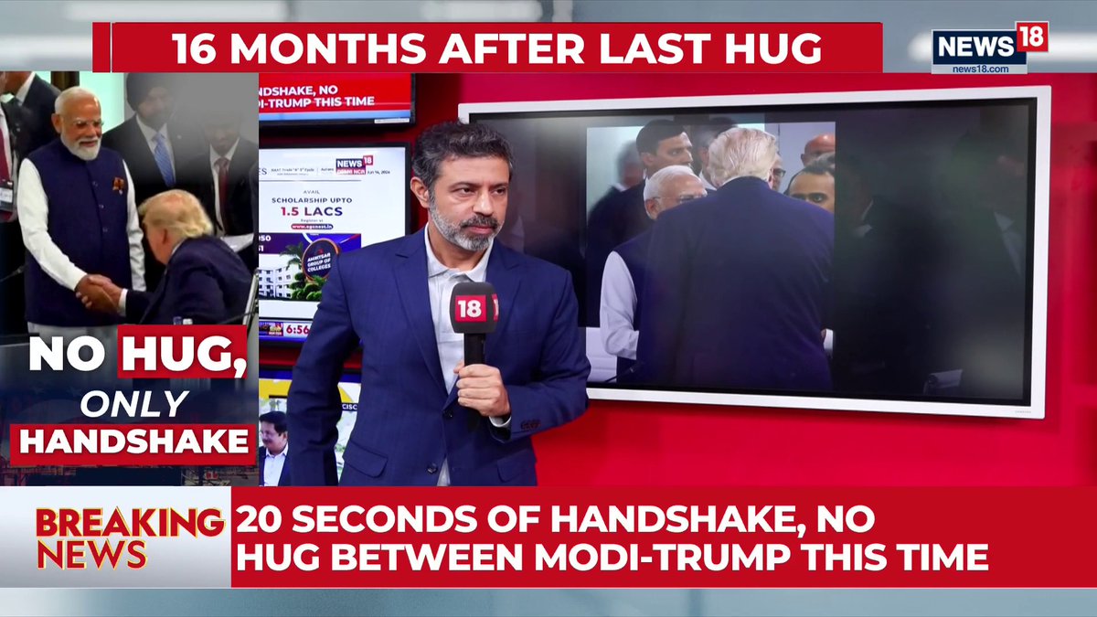 #BREAKINGNEWS | TRUMP-MODI MEET IN G7 SUMMIT Tensions between Prime Minister Modi and President Trump were palpable during the G7 family photo and subsequent meeting, showcasing a shift from their previously warm rapport. Rahul Shivshankar | #G7Summit #G7 #TrumpModi