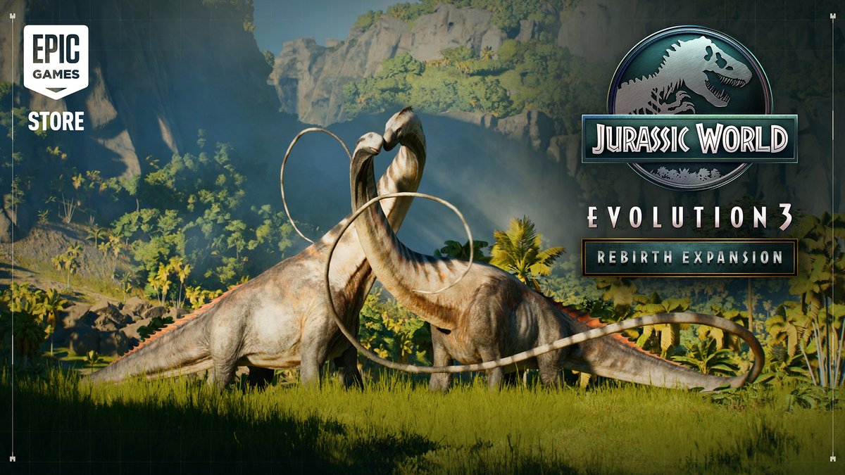 Jurassic World Evolution 3: Rebirth Expansion - OUT NOW! Inspired by the dramatic events of Jurassic World Rebirth, come face-to-face with four new dinosaurs, including the Distortus rex!