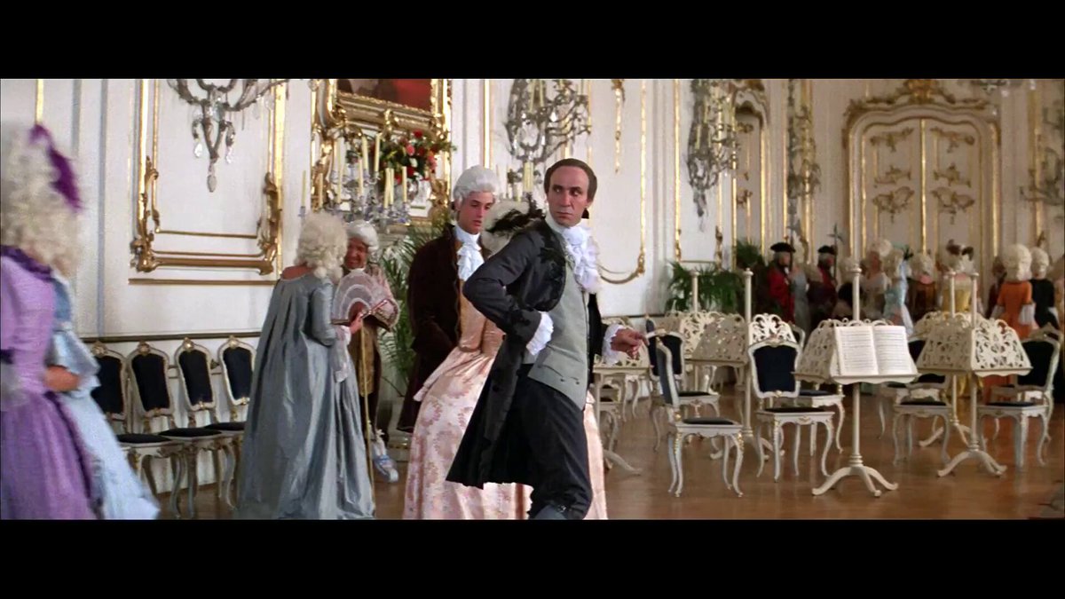 This scene is often mentioned as the defining moment that helped F. Murray Abraham win the Oscar for Best Actor for his role as Antonio Salieri in Amadeus. Truly impressive. Tom Hulce's performance as Mozart is also amazing, both of them delivered really unforgettable performances, it's just a pity there's only one Oscar.