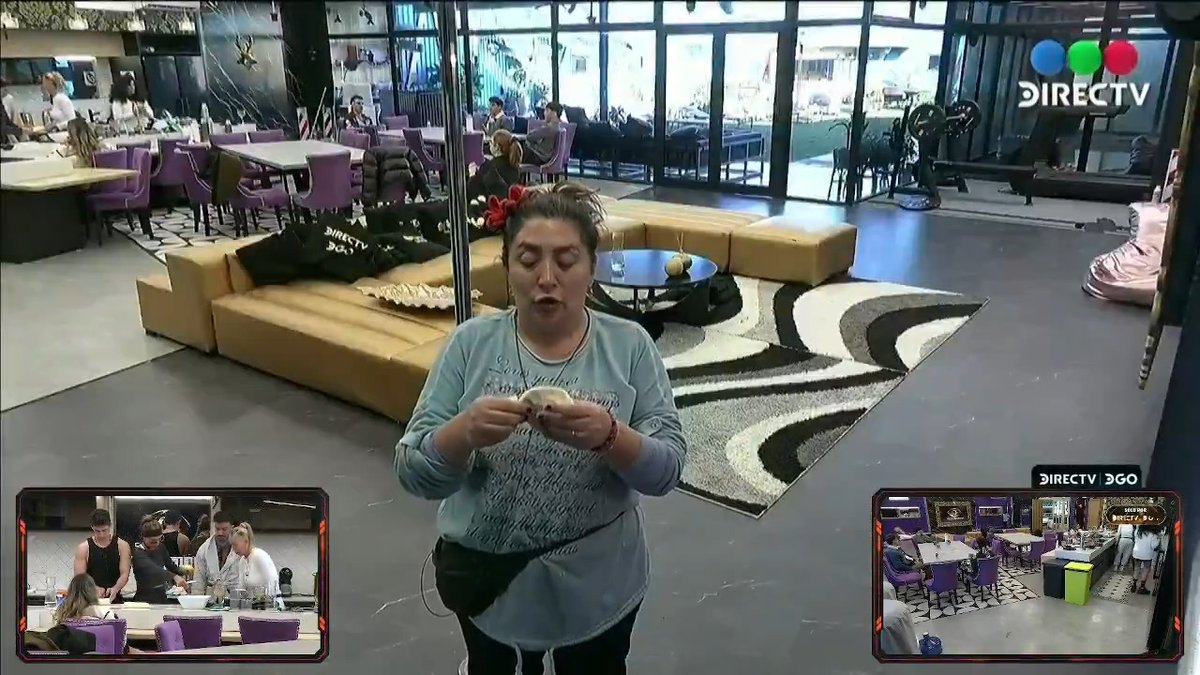 Pincoya les enseñó a Hanssen, Cinzia y Sol a a hacer un bollo a su manera y se cobra su parte. #GranHermano #GranHermanoAr